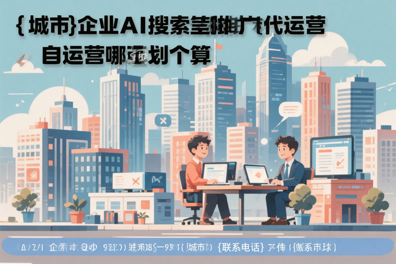 文昌企业AI搜索推广代运营和自运营哪个更划算