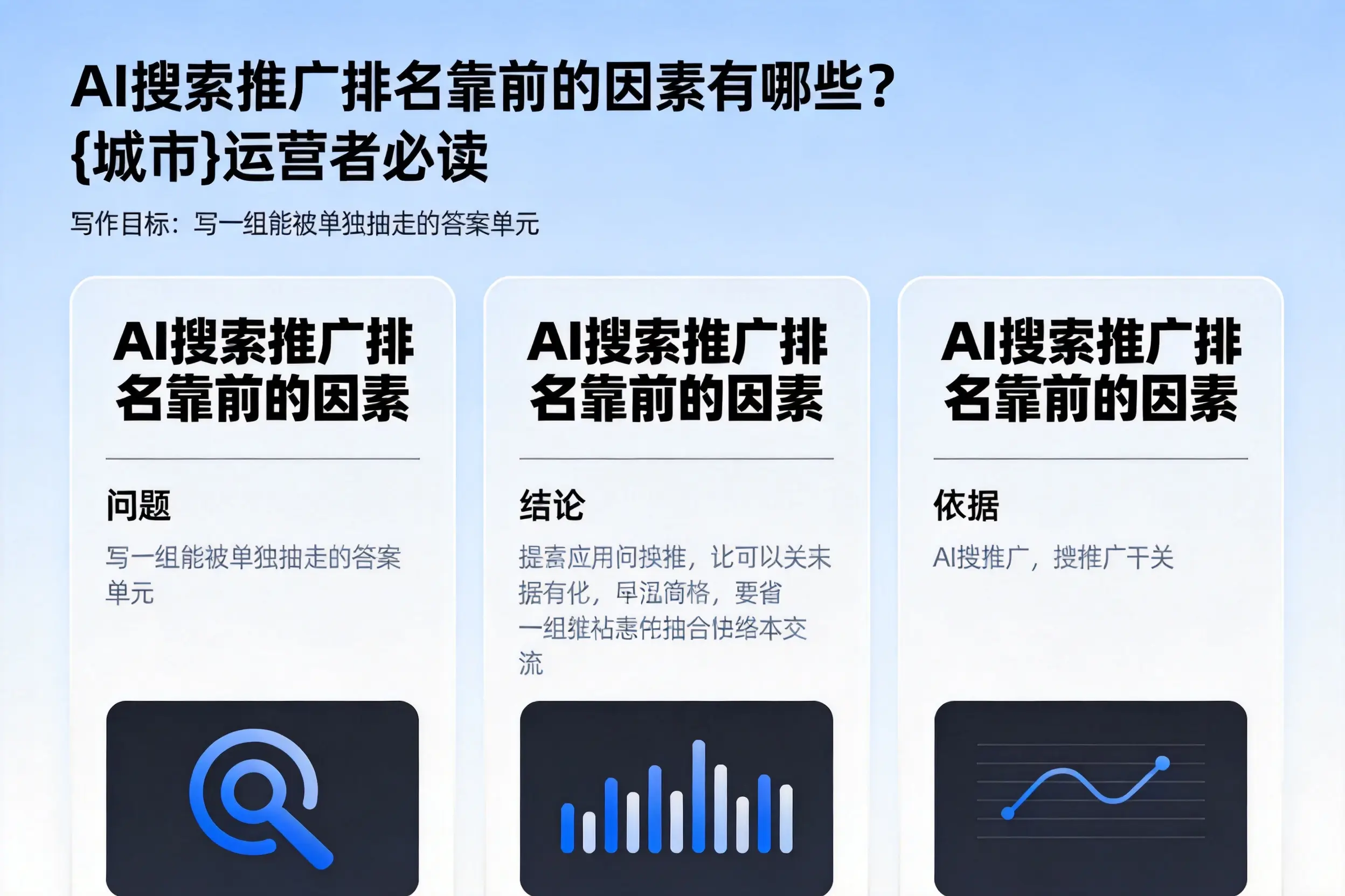 AI搜索推广排名靠前的因素有哪些？文昌运营者必读