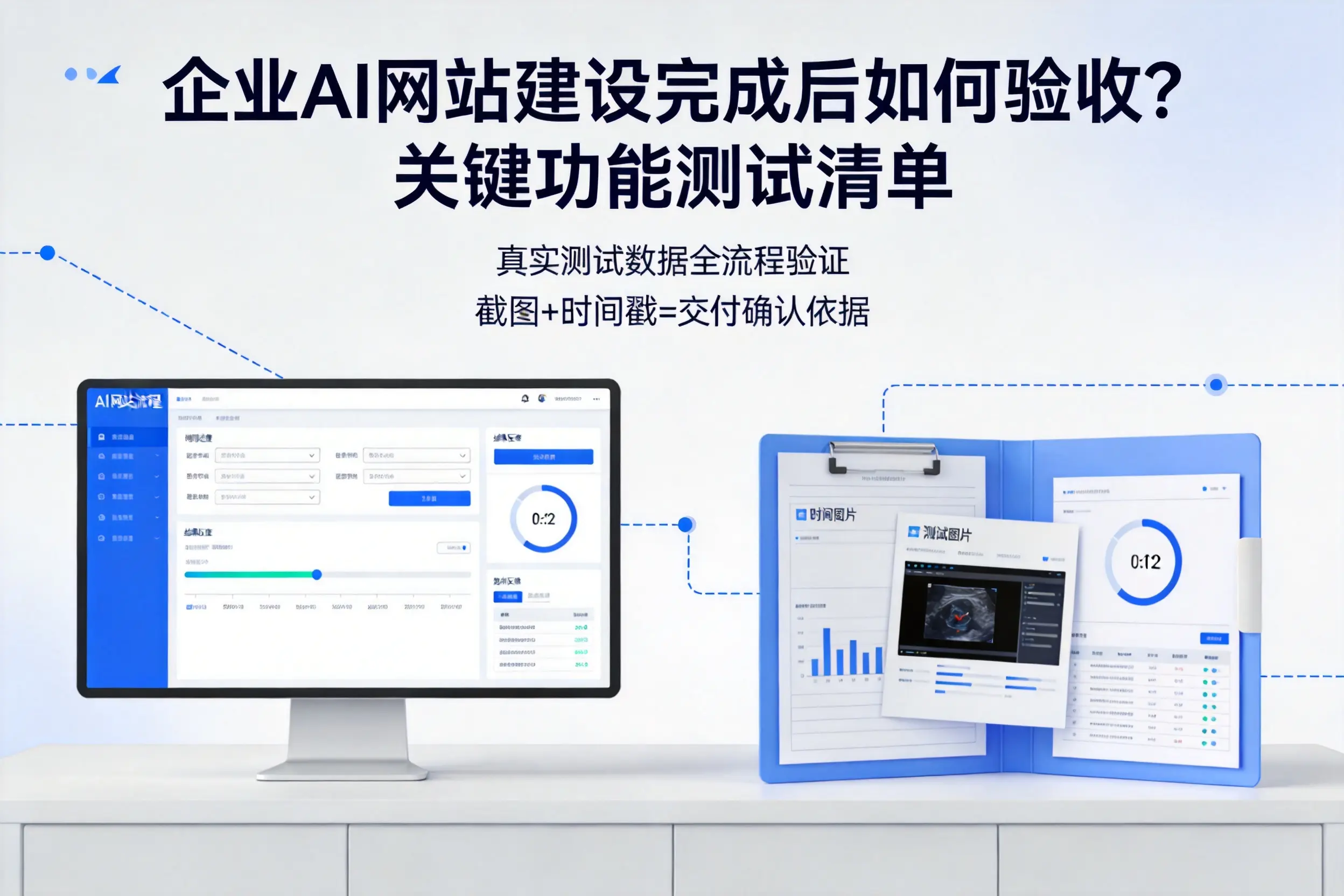 文昌企业AI网站建设完成后如何验收?关键功能测试清单
