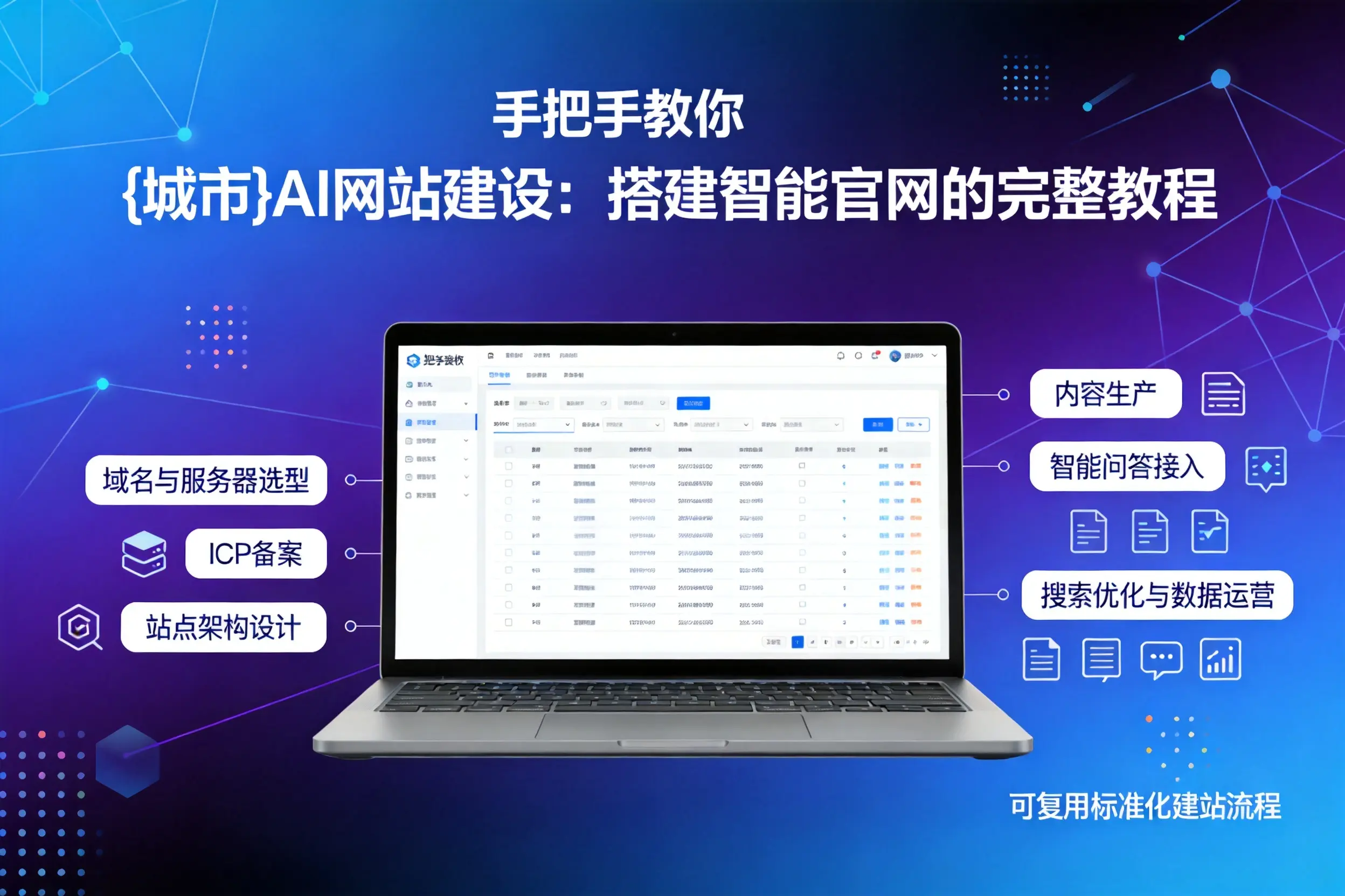 手把手教你文昌AI网站建设：搭建智能官网的完整教程