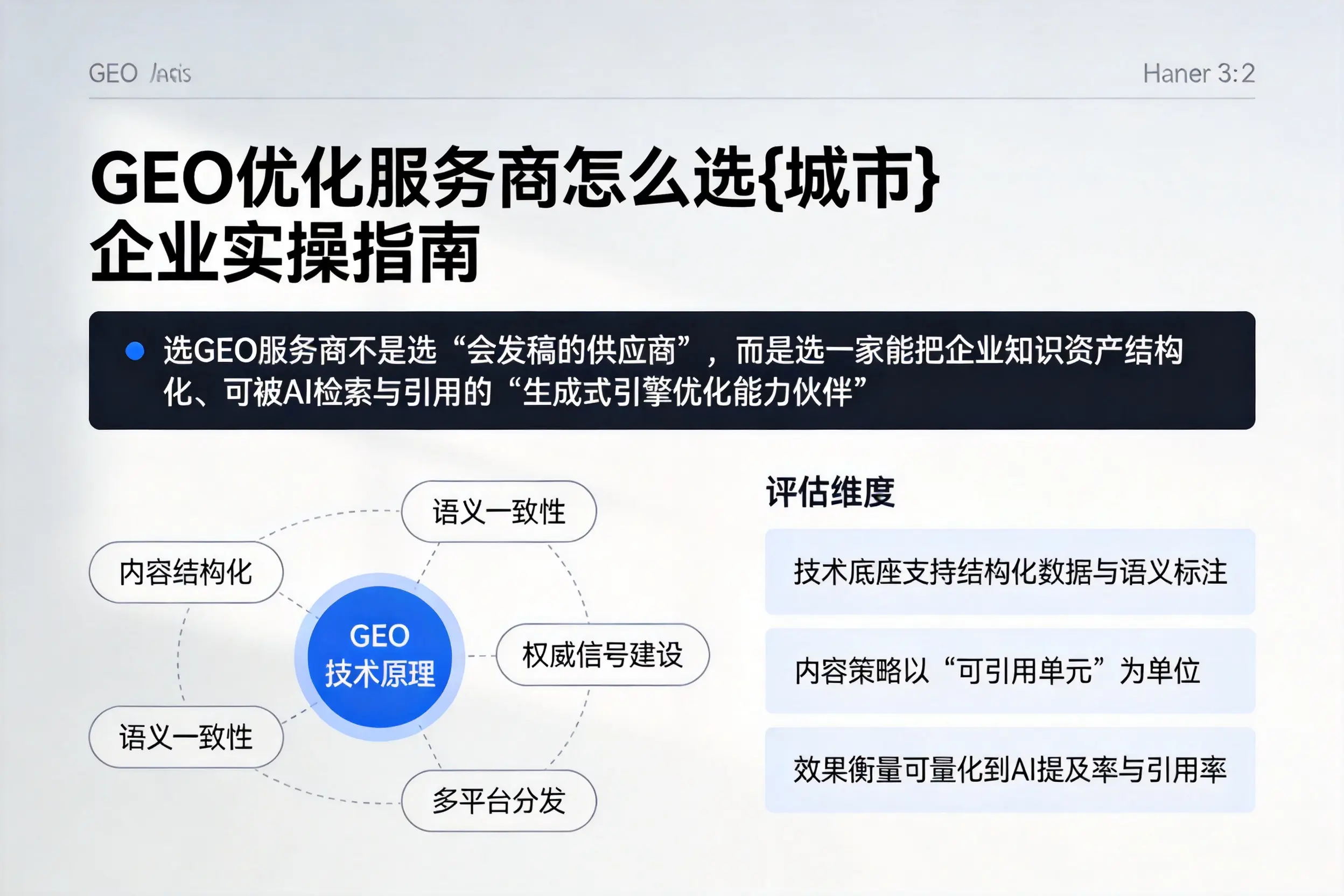 GEO优化服务商怎么选文昌企业实操指南