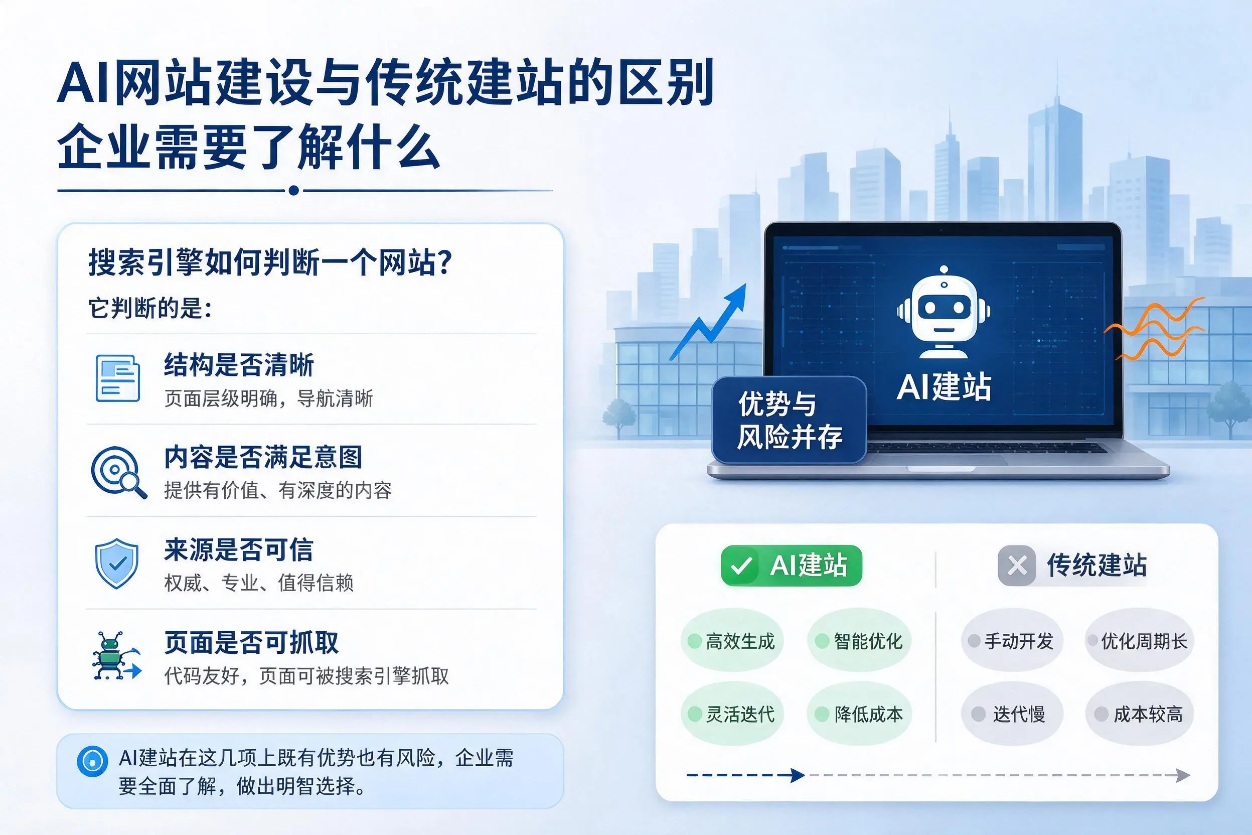 AI网站建设与传统建站的区别，文昌企业需要了解什么