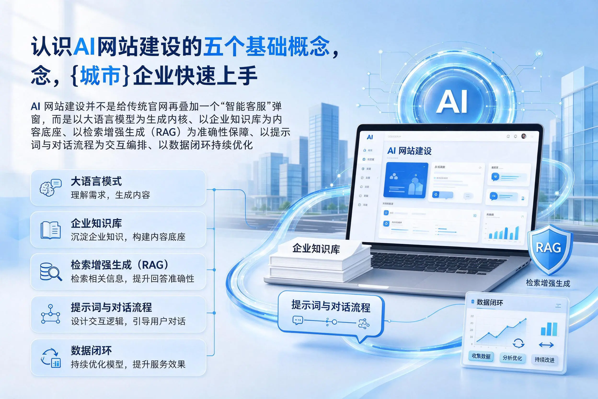 认识AI网站建设的五个基础概念，文昌企业快速上手