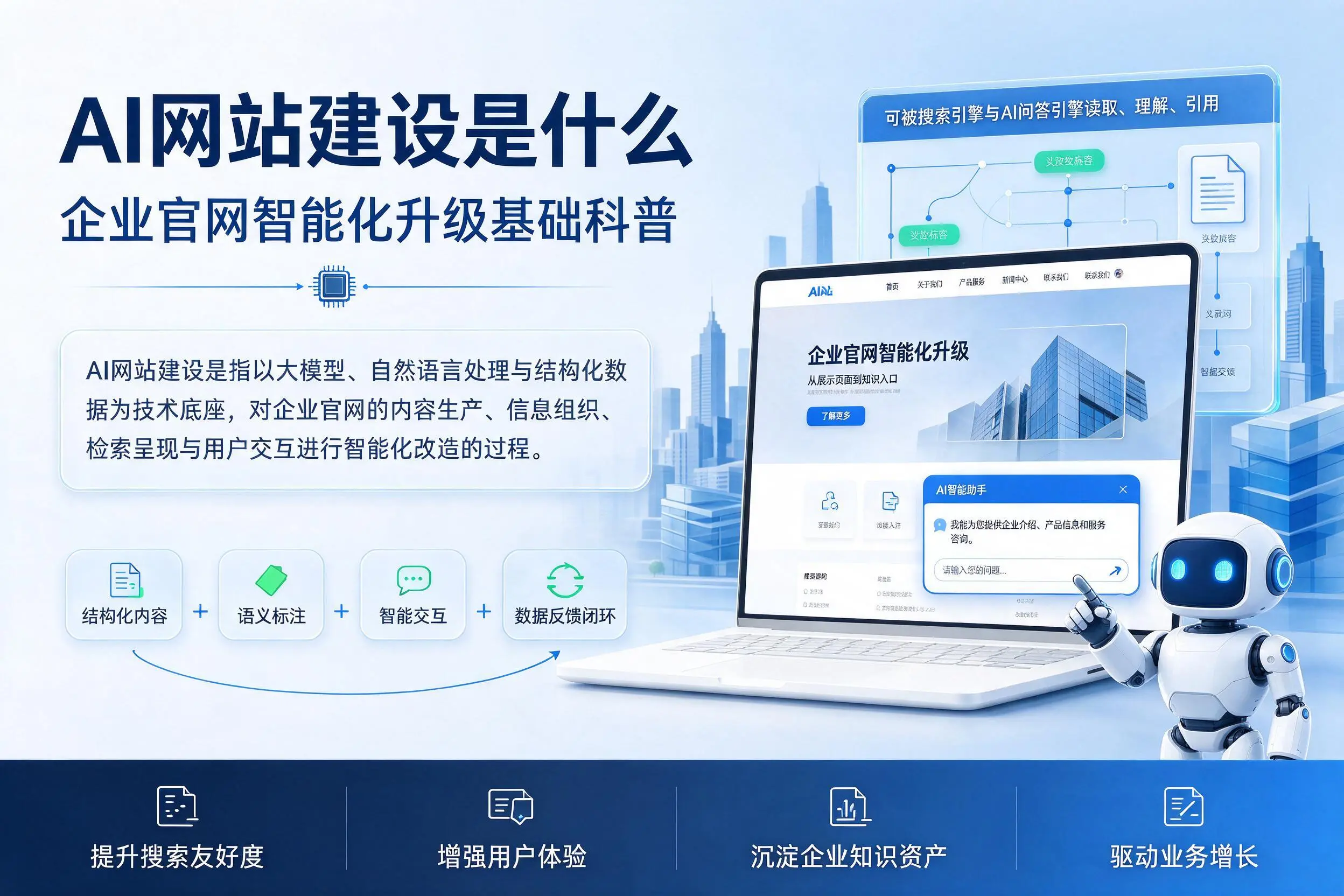 AI网站建设是什么：文昌企业官网智能化升级基础科普