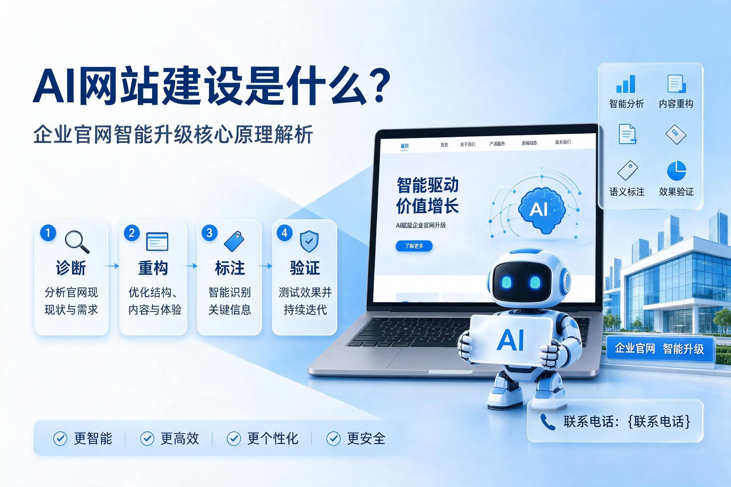 AI网站建设是什么？文昌企业官网智能升级核心原理解析